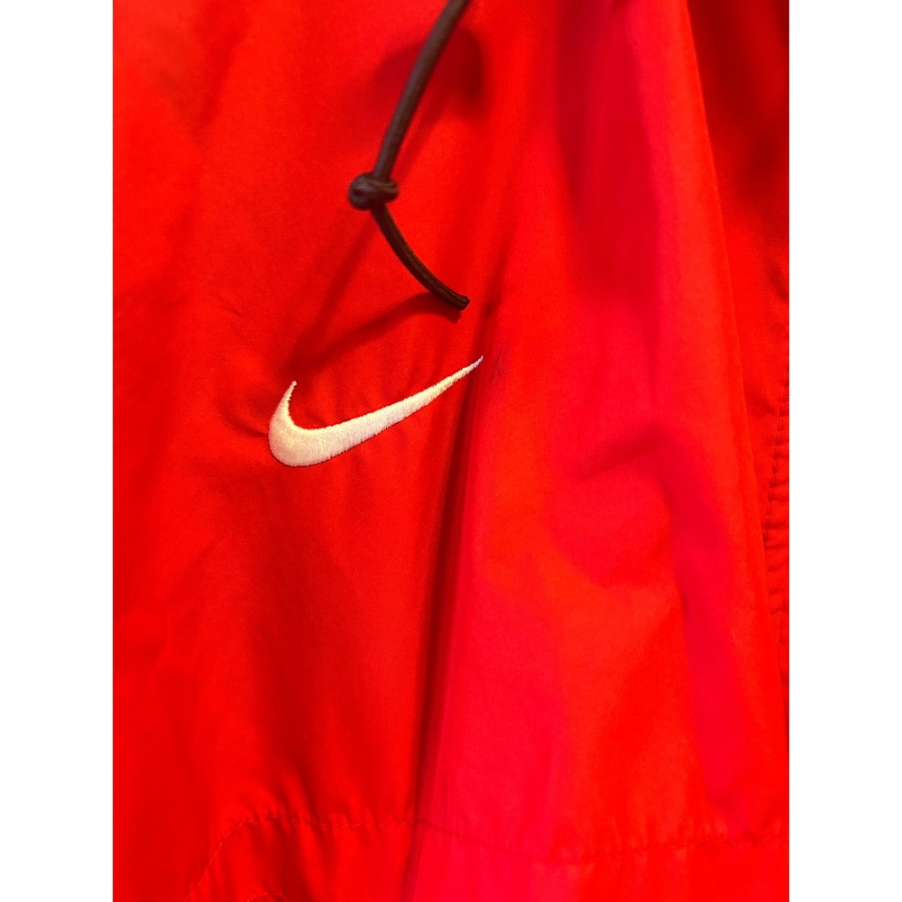 Nike Team Fit Storm Red Windbreaker Jacket Full Zip Mens XL Embroidered Logo - Picture 4 of 9